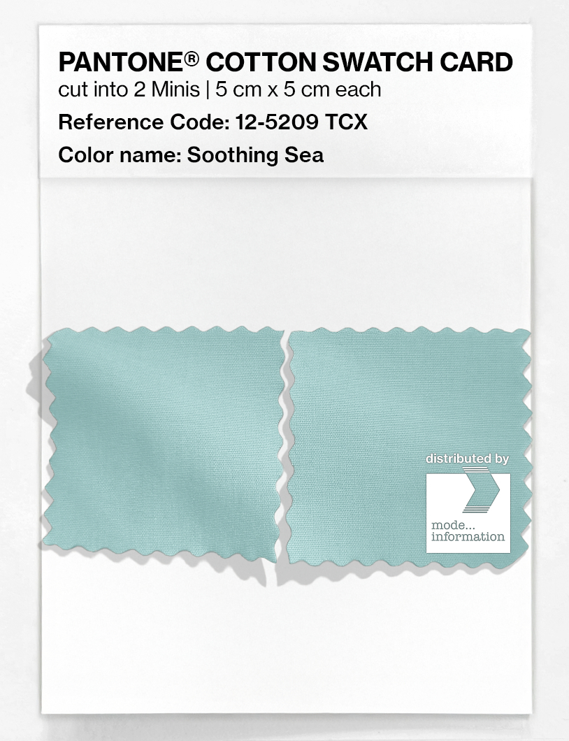 Artikelbild 4 des Artikels “PANTONE® COTTON SWATCH CARD 12-5209 TCX Soothing Sea “