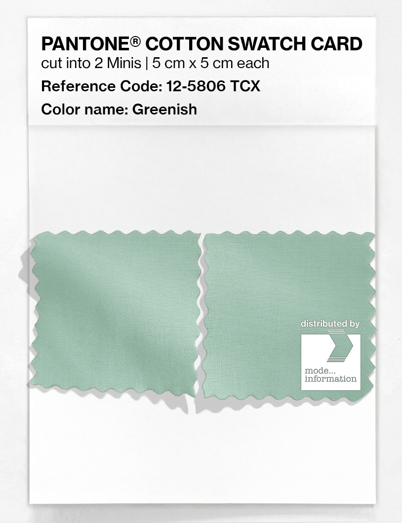 Artikelbild 4 des Artikels “PANTONE® COTTON SWATCH CARD 12-5806 TCX Greenish “