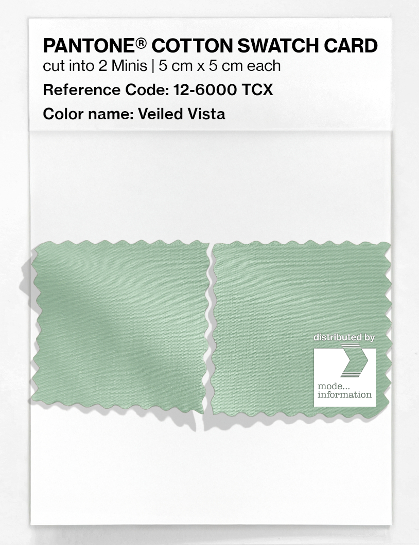 Artikelbild 4 des Artikels “PANTONE® COTTON SWATCH CARD 12-6000 TCX Veiled Vista “