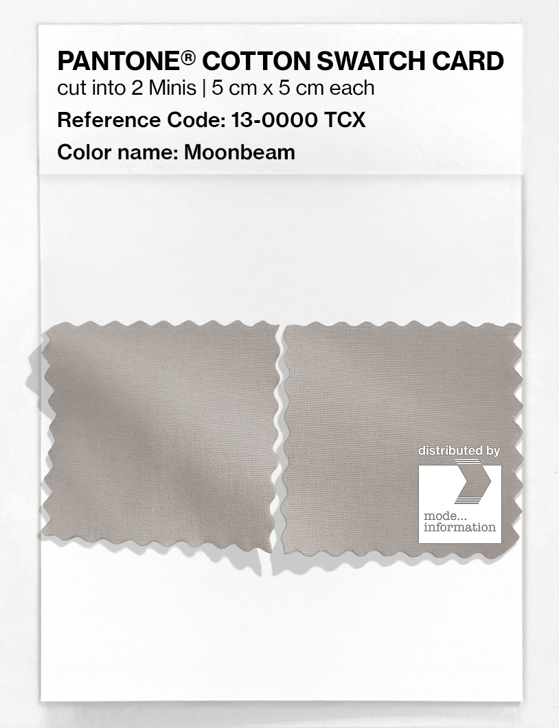Artikelbild 4 des Artikels “PANTONE® COTTON SWATCH CARD 13-0000 TCX Moonbeam “