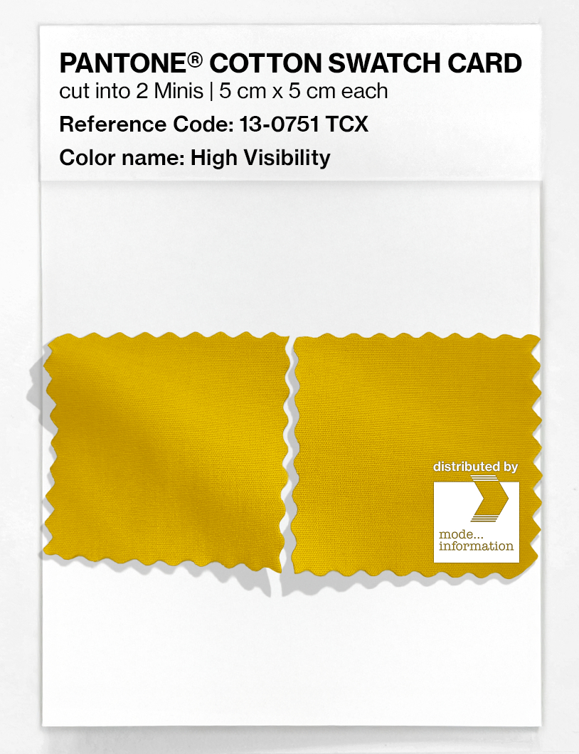 Artikelbild 4 des Artikels “PANTONE® COTTON SWATCH CARD 13-0751 TCX High Visibility “