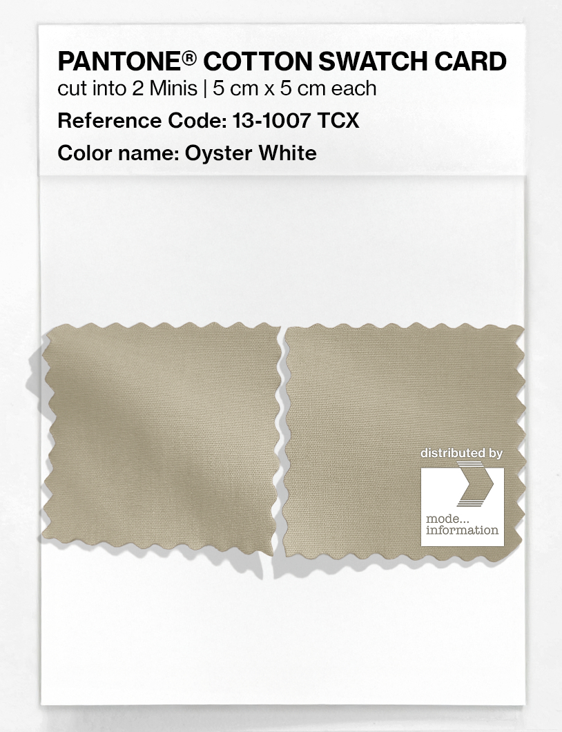 Artikelbild 4 des Artikels “PANTONE® COTTON SWATCH CARD 13-1007 TCX Oyster White “