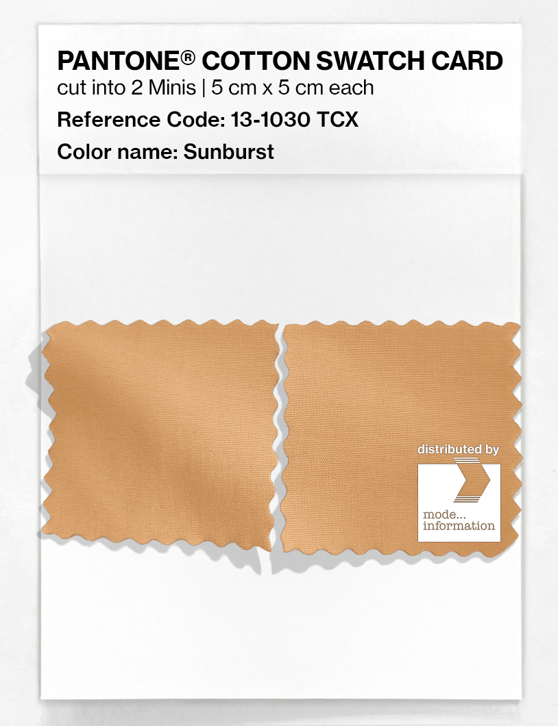 Artikelbild 4 des Artikels “PANTONE® COTTON SWATCH CARD 13-1030 TCX Sunburst “