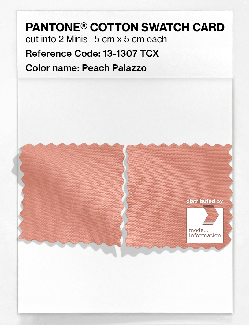 Artikelbild 4 des Artikels “PANTONE® COTTON SWATCH CARD 13-1307 TCX Peach Palazzo “