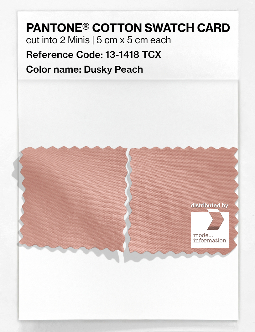 Artikelbild 4 des Artikels “PANTONE® COTTON SWATCH CARD 13-1418 TCX Dusky Peach “