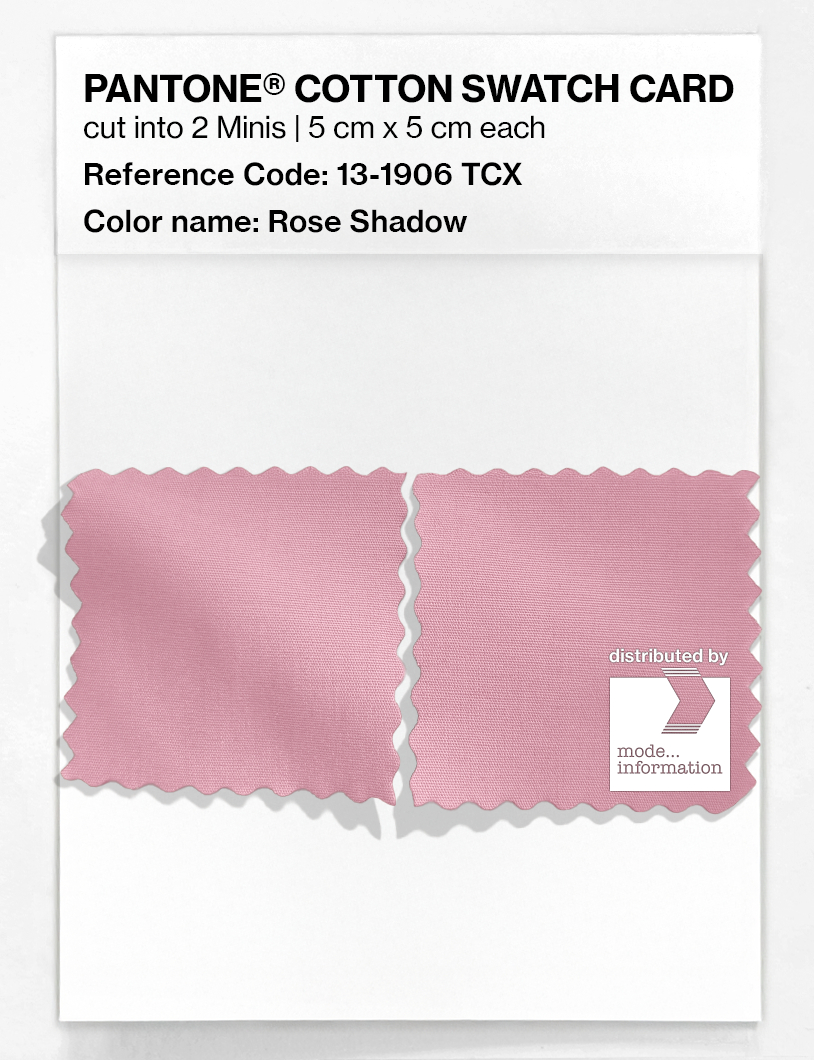 Product image 4 of the product “PANTONE® COTTON SWATCH CARD 13-1906 TCX Rose Shadow ”