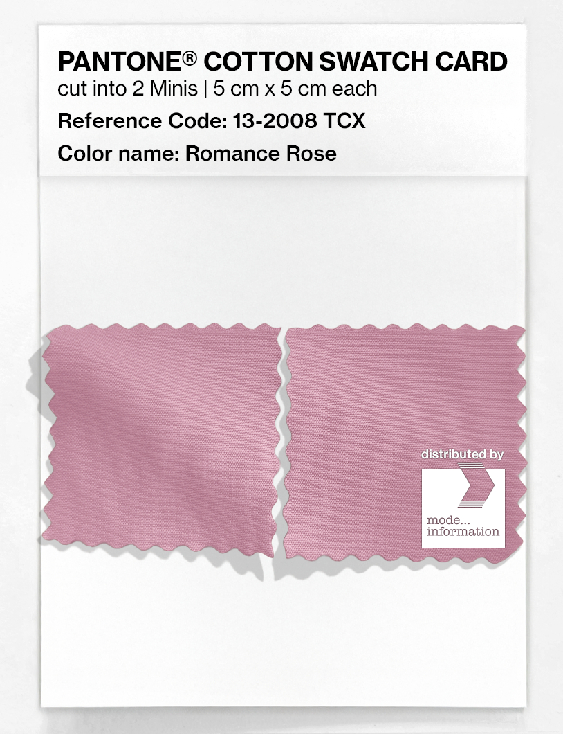 Artikelbild 4 des Artikels “PANTONE® COTTON SWATCH CARD 13-2008 TCX Romance Rose “
