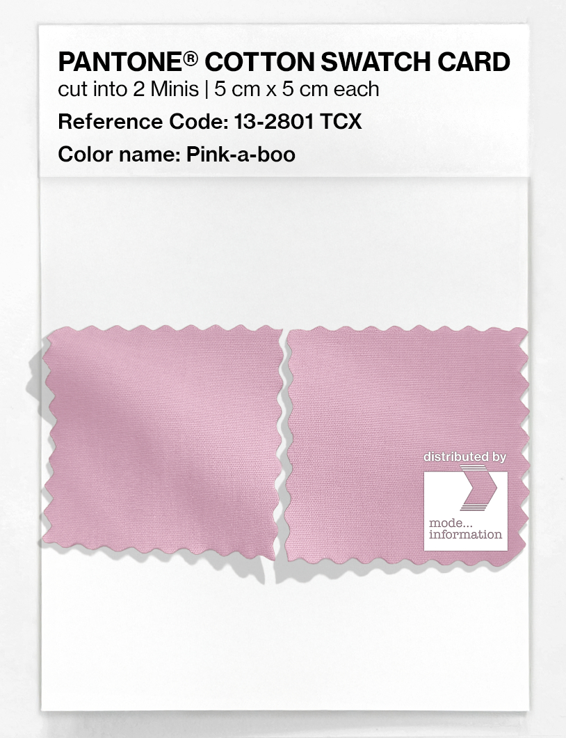 Artikelbild 4 des Artikels “PANTONE® COTTON SWATCH CARD 13-2801 TCX Pink-a-boo “