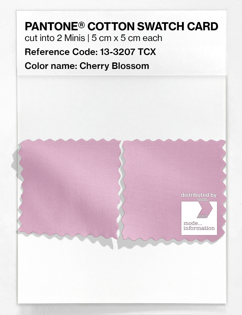 Artikelbild 4 des Artikels “PANTONE® COTTON SWATCH CARD 13-3207 TCX Cherry Blossom “