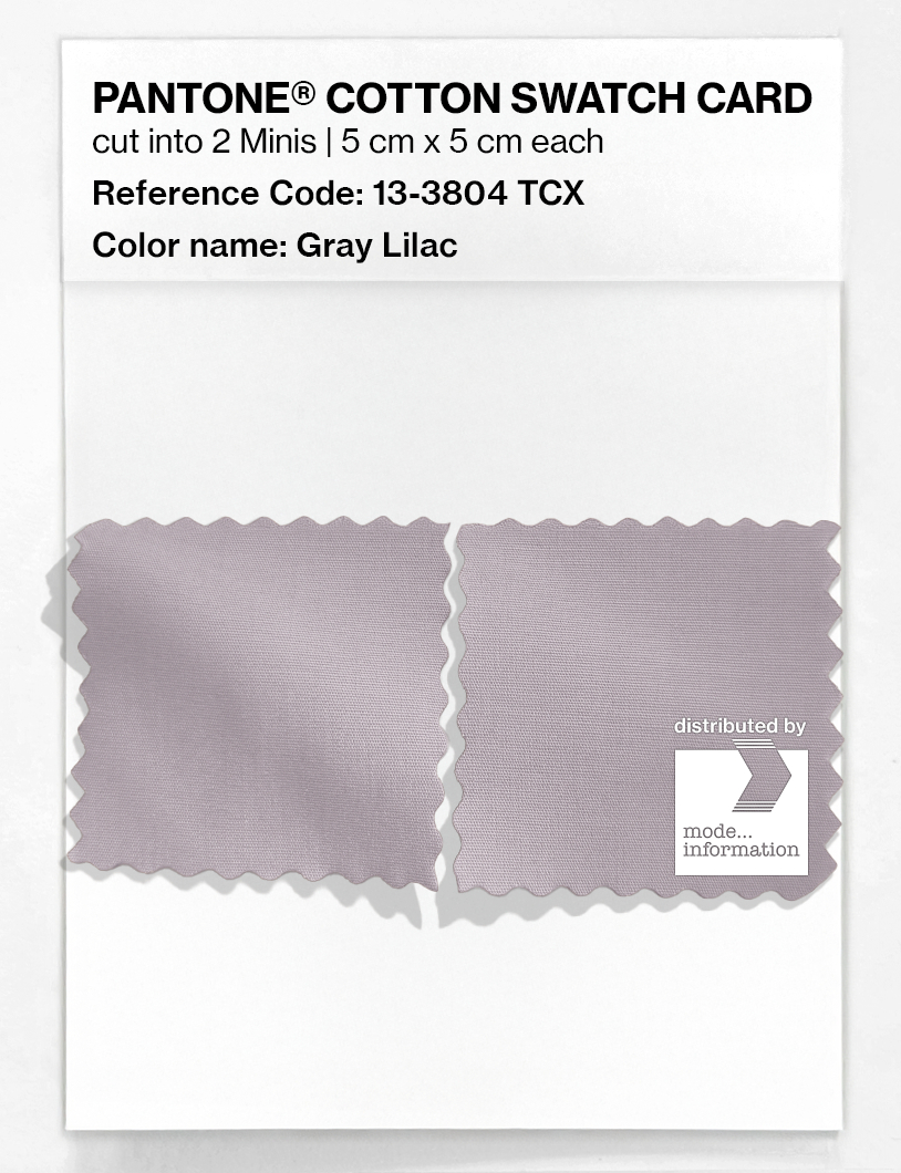 Artikelbild 4 des Artikels “PANTONE® COTTON SWATCH CARD 13-3804 TCX Gray Lilac “