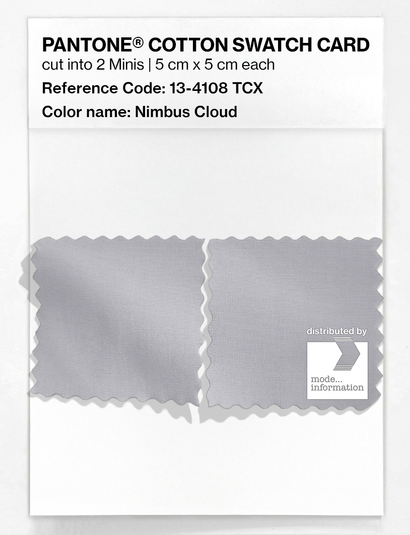 Artikelbild 4 des Artikels “PANTONE® COTTON SWATCH CARD 13-4108 TCX Nimbus Cloud “