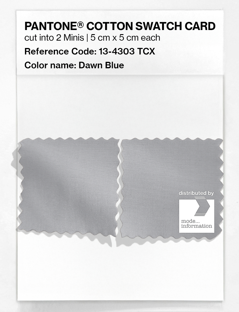 Artikelbild 4 des Artikels “PANTONE® COTTON SWATCH CARD 13-4303 TCX Dawn Blue “