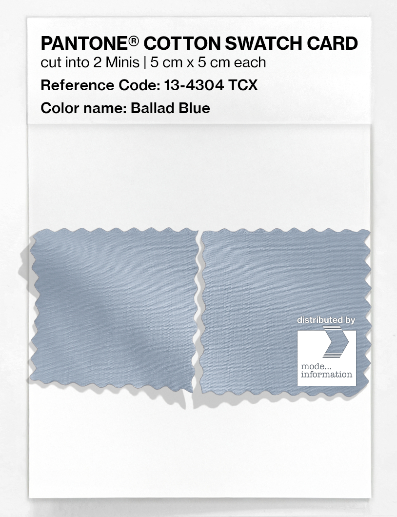 Artikelbild 4 des Artikels “PANTONE® COTTON SWATCH CARD 13-4304 TCX Ballad Blue “