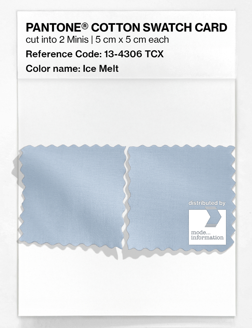 Artikelbild 4 des Artikels “PANTONE® COTTON SWATCH CARD 13-4306 TCX Ice Melt “