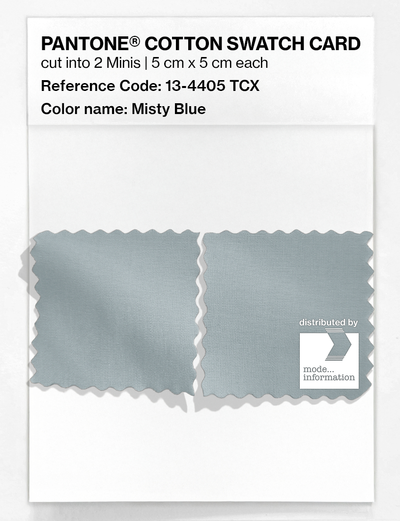 Artikelbild 4 des Artikels “PANTONE® COTTON SWATCH CARD 13-4405 TCX Misty Blue “