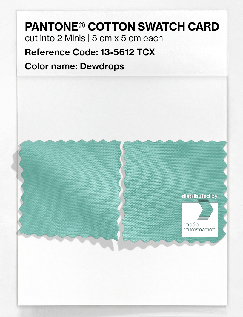 Artikelbild 4 des Artikels “PANTONE® COTTON SWATCH CARD 13-5612 TCX Dewdrops “