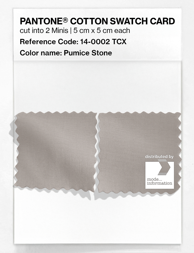 Artikelbild 4 des Artikels “PANTONE® COTTON SWATCH CARD 14-0002 TCX Pumice Stone “