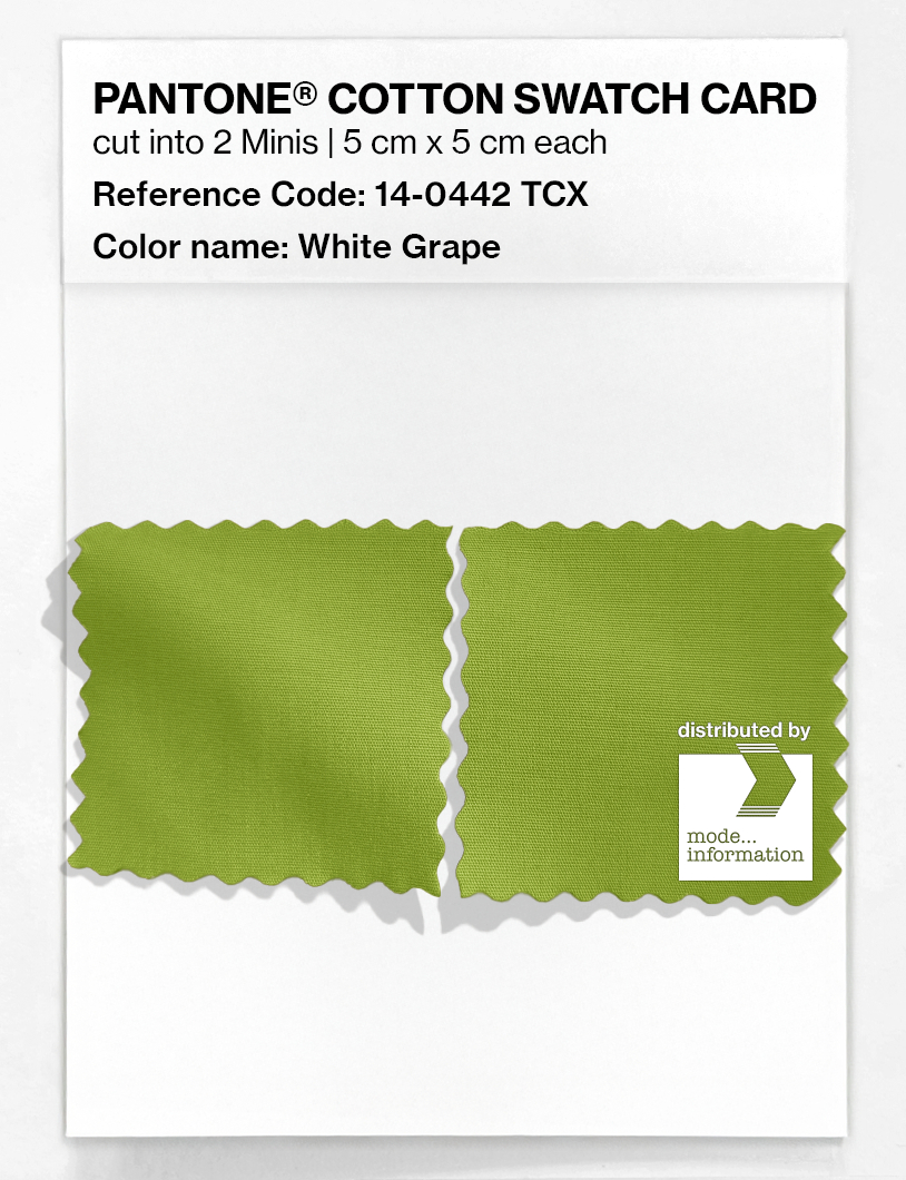 Artikelbild 4 des Artikels “PANTONE® COTTON SWATCH CARD 14-0442 TCX White Grape “
