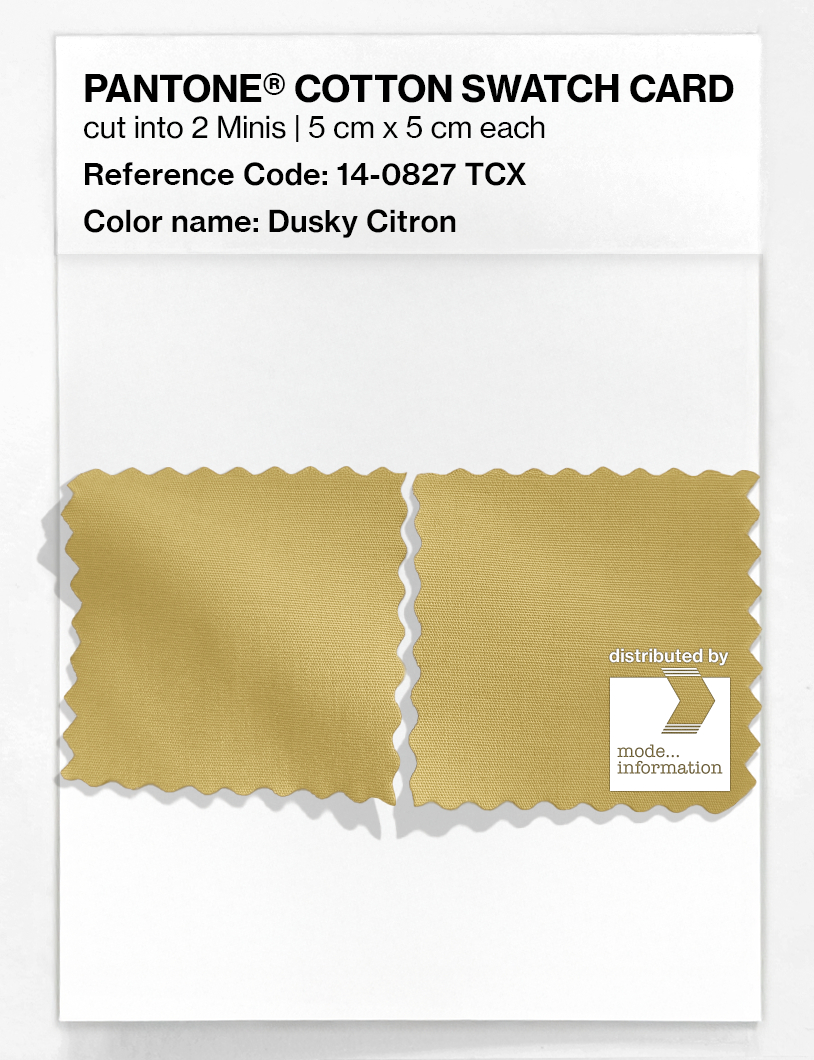 Artikelbild 4 des Artikels “PANTONE® COTTON SWATCH CARD 14-0827 TCX Dusky Citron “
