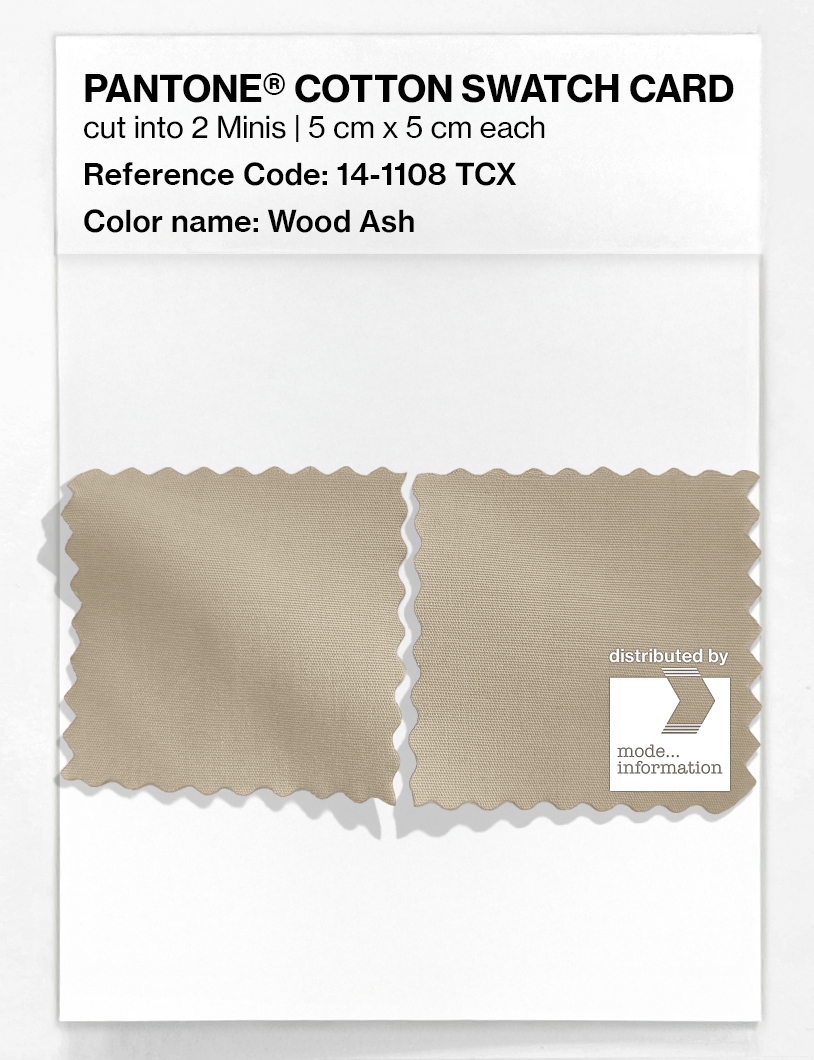 Artikelbild 4 des Artikels “PANTONE® COTTON SWATCH CARD 14-1108 TCX Wood Ash “