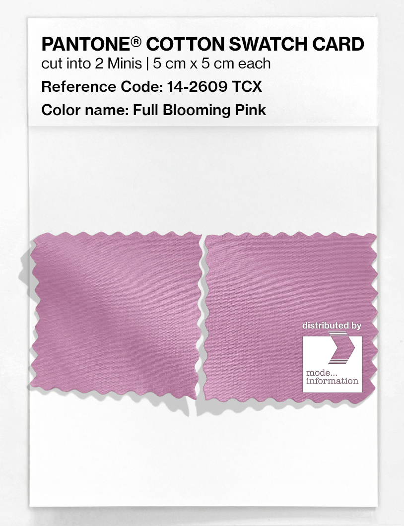 Artikelbild 4 des Artikels “PANTONE® COTTON SWATCH CARD 14-2609 TCX Full Blooming Pink “