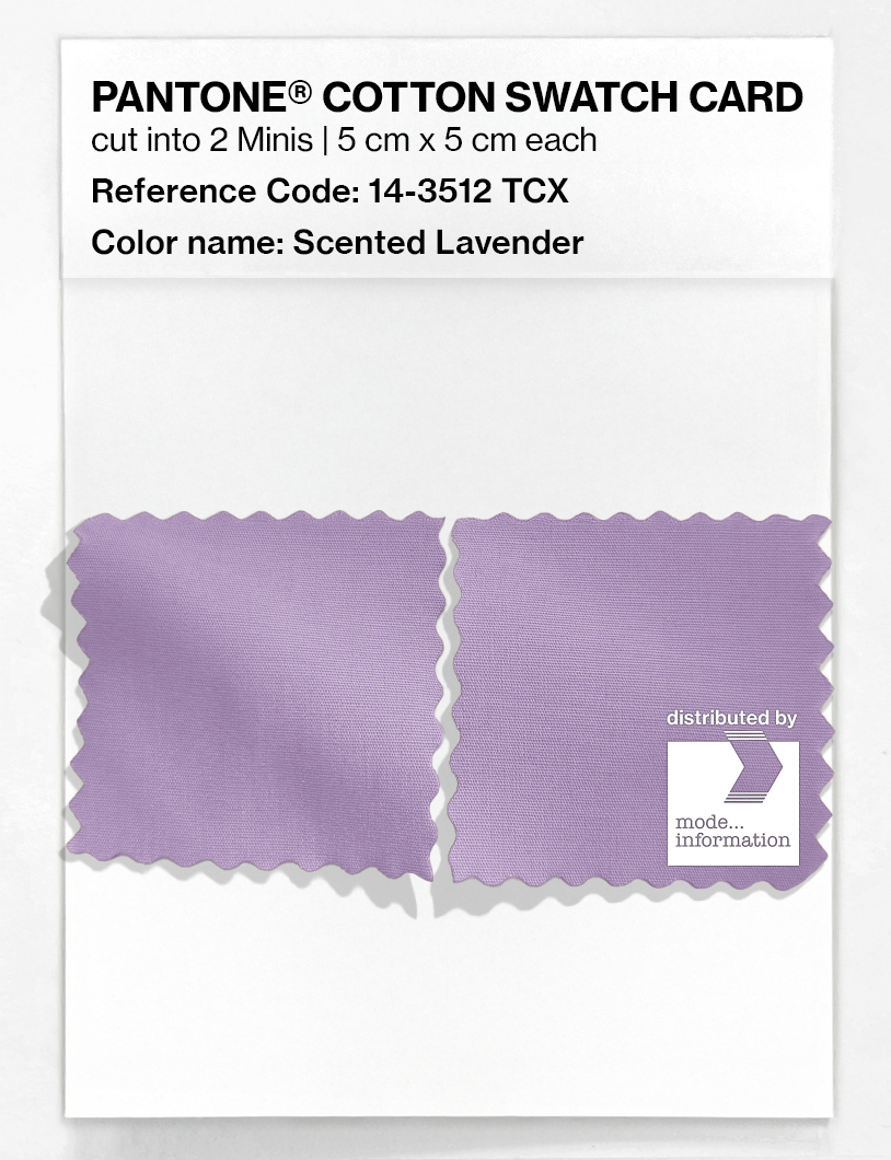 Artikelbild 4 des Artikels “PANTONE® COTTON SWATCH CARD 14-3512 TCX Scented Lavender “