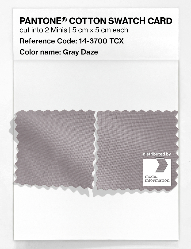 Artikelbild 4 des Artikels “PANTONE® COTTON SWATCH CARD 14-3700 TCX Gray Daze “
