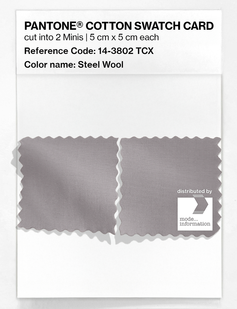 Artikelbild 4 des Artikels “PANTONE® COTTON SWATCH CARD 14-3802 TCX Steel Wool “