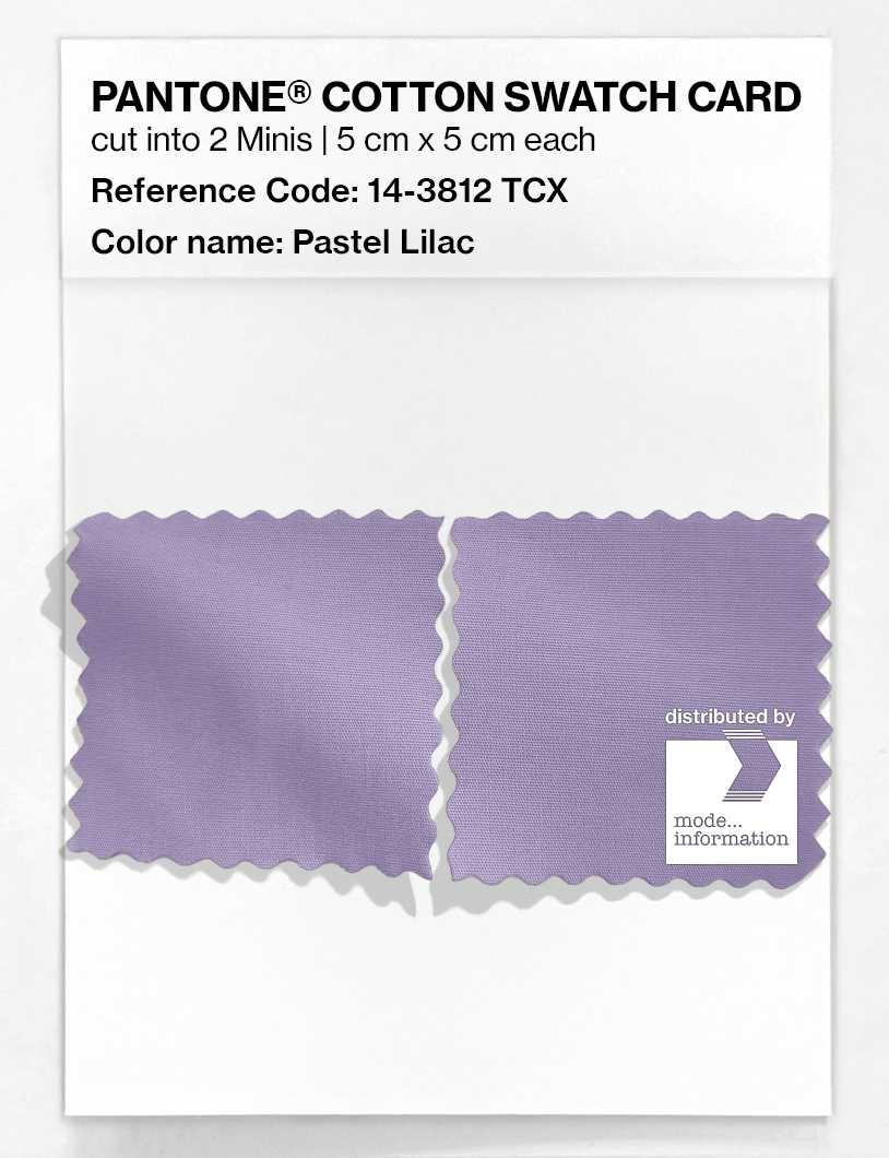 Artikelbild 4 des Artikels “PANTONE® COTTON SWATCH CARD 14-3812 TCX Pastel Lilac “