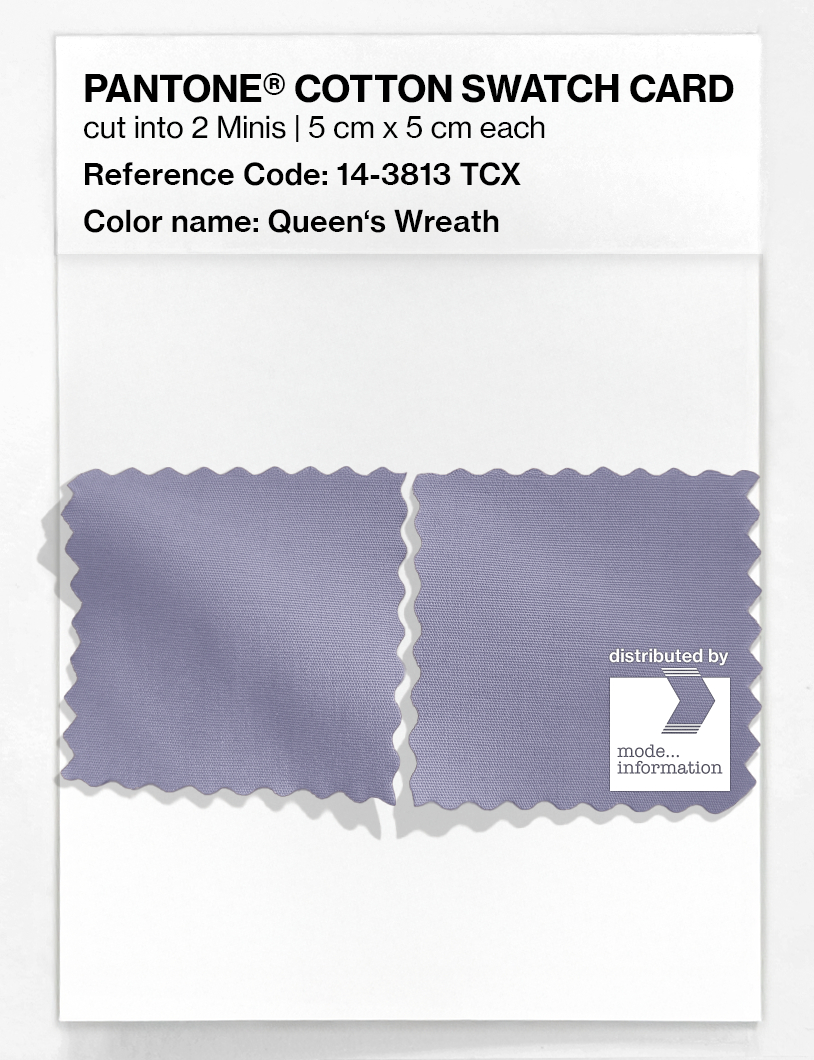 Artikelbild 4 des Artikels “PANTONE® COTTON SWATCH CARD 14-3813 TCX Queen's Wreath “