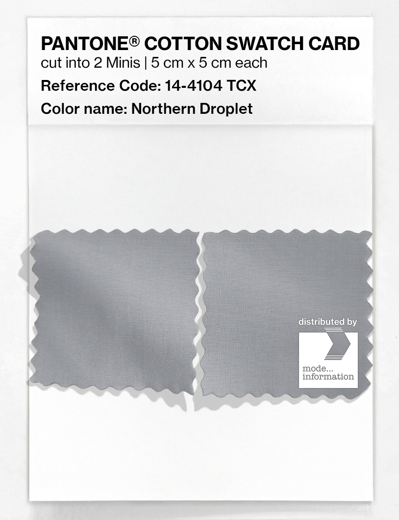 Artikelbild 4 des Artikels “PANTONE® COTTON SWATCH CARD 14-4104 TCX Northern Droplet “