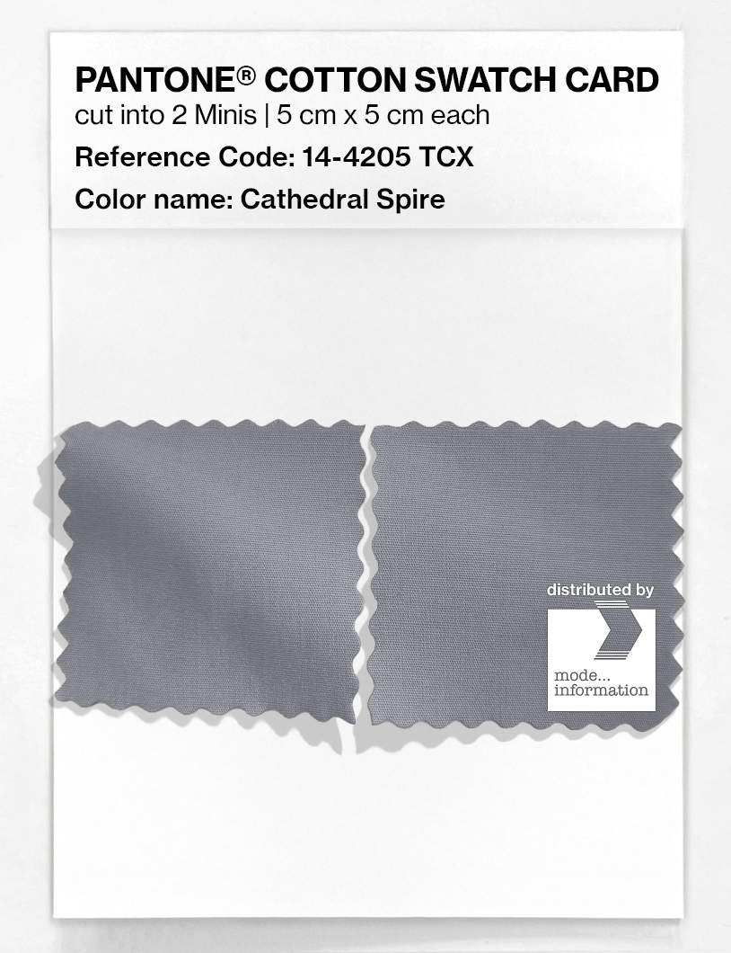 Artikelbild 4 des Artikels “PANTONE® COTTON SWATCH CARD 14-4205 TCX Cathedral Spire “