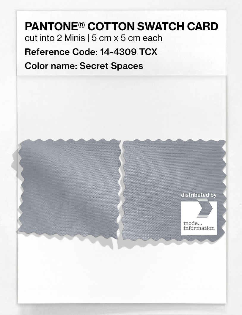 Artikelbild 4 des Artikels “PANTONE® COTTON SWATCH CARD 14-4309 TCX Secret Spaces “