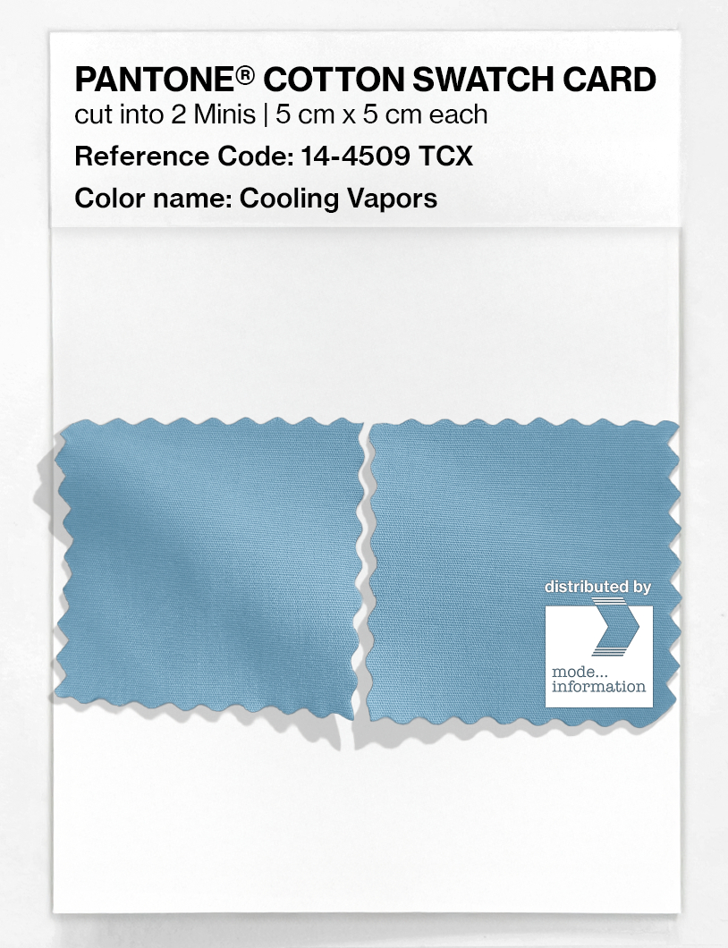 Artikelbild 4 des Artikels “PANTONE® COTTON SWATCH CARD 14-4509 TCX Cooling Vapors “