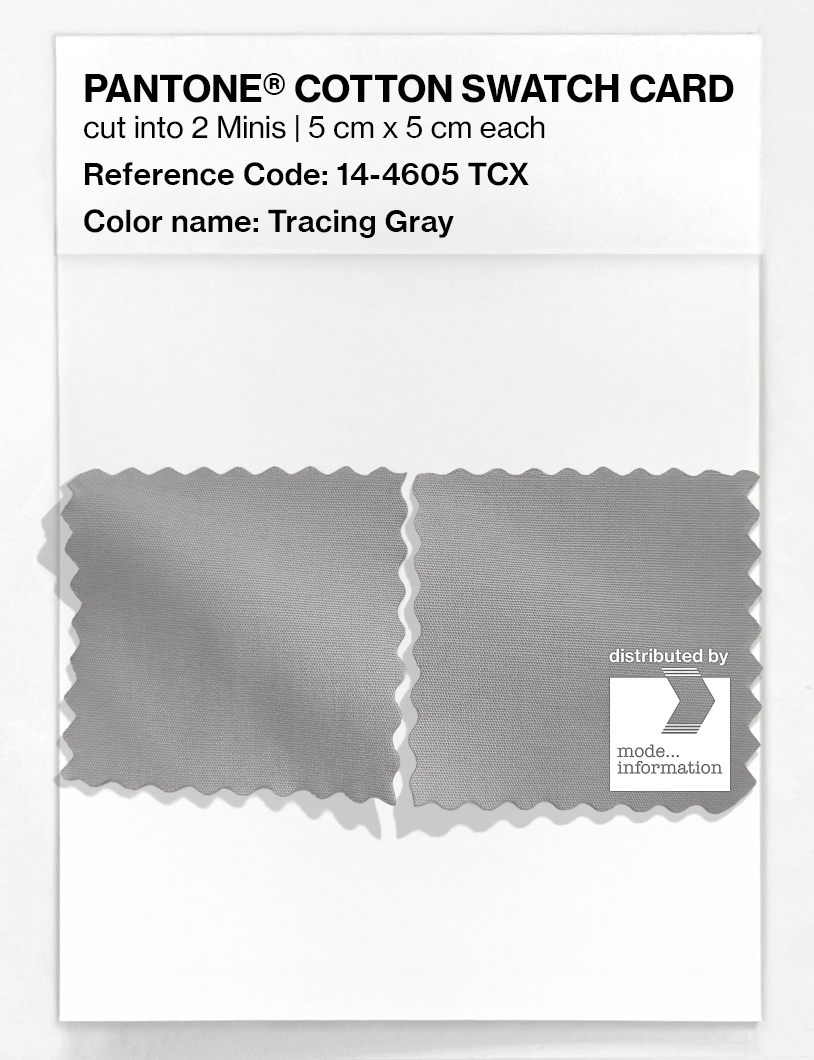 Artikelbild 4 des Artikels “PANTONE® COTTON SWATCH CARD 14-4605 TCX Tracing Gray “