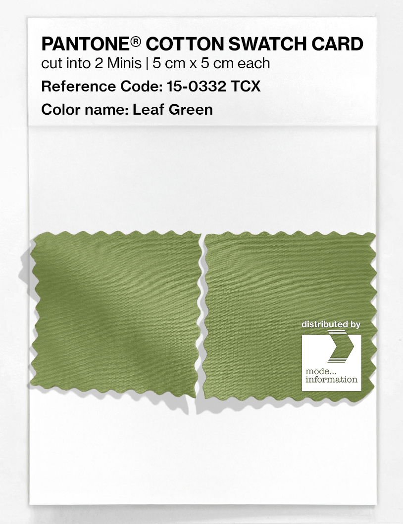 Artikelbild 4 des Artikels “PANTONE® COTTON SWATCH CARD 15-0332 TCX Leaf Green “