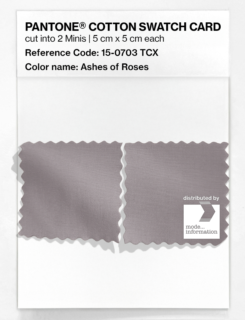 Artikelbild 4 des Artikels “PANTONE® COTTON SWATCH CARD 15-0703 TCX Ashes of Roses “