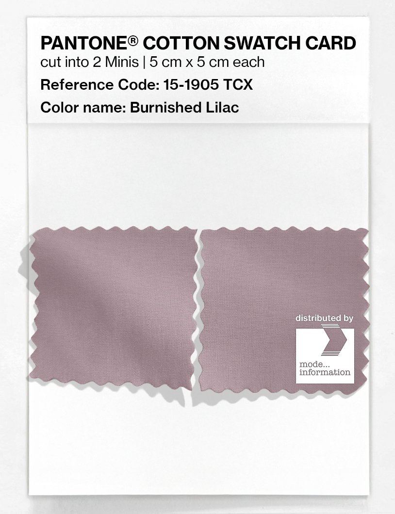 Artikelbild 4 des Artikels “PANTONE® COTTON SWATCH CARD 15-1905 TCX Burnished Lilac “