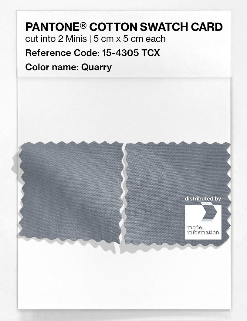 Artikelbild 4 des Artikels “PANTONE® COTTON SWATCH CARD 15-4305 TCX Quarry “
