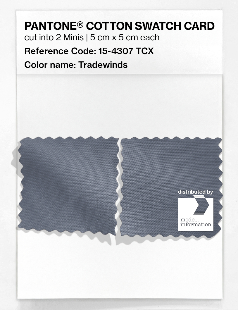 Artikelbild 4 des Artikels “PANTONE® COTTON SWATCH CARD 15-4307 TCX Tradewinds “