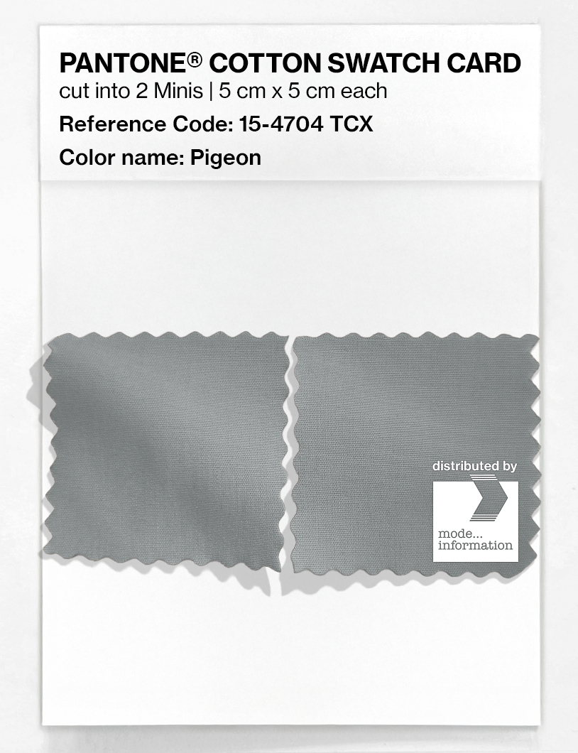 Artikelbild 4 des Artikels “PANTONE® COTTON SWATCH CARD 15-4704 TCX Pigeon “