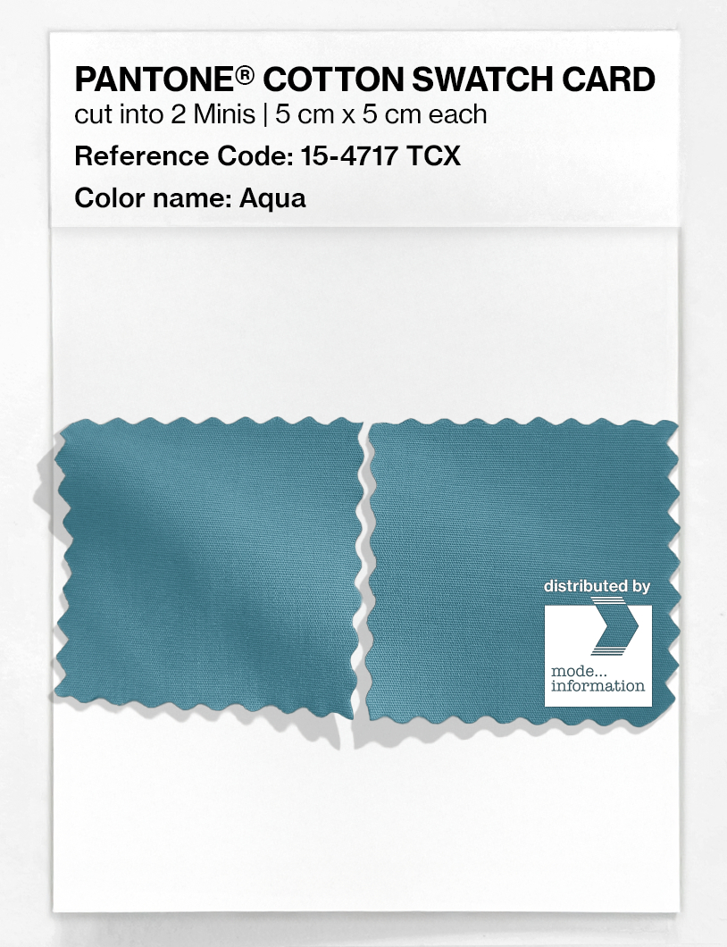 Artikelbild 4 des Artikels “PANTONE® COTTON SWATCH CARD 15-4717 TCX Aqua “