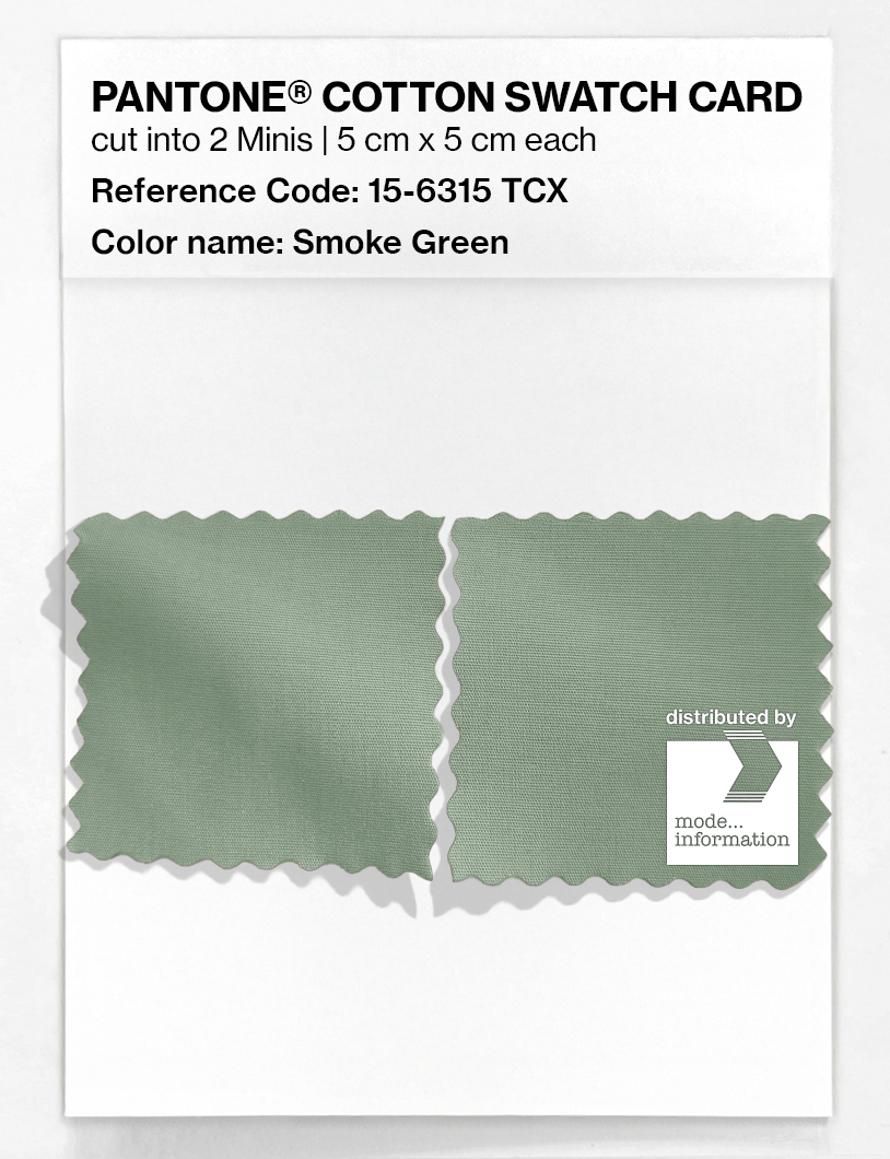 Artikelbild 4 des Artikels “PANTONE® COTTON SWATCH CARD 15-6315 TCX Smoke Green “