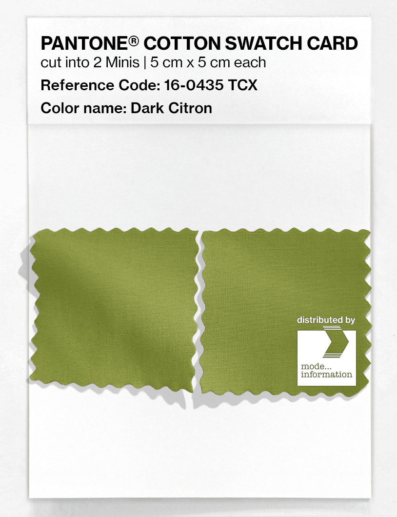 Artikelbild 4 des Artikels “PANTONE® COTTON SWATCH CARD 16-0435 TCX Dark Citron “