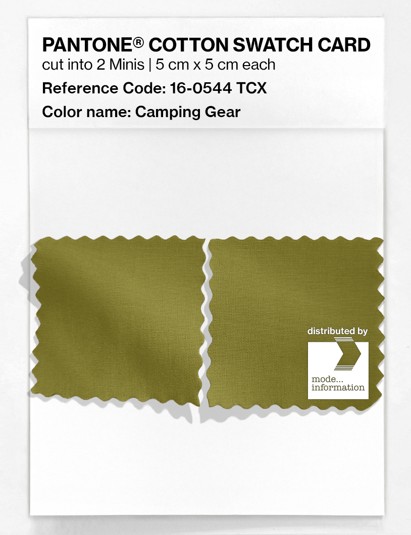 Artikelbild 4 des Artikels “PANTONE® COTTON SWATCH CARD 16-0544 TCX Camping Gear “