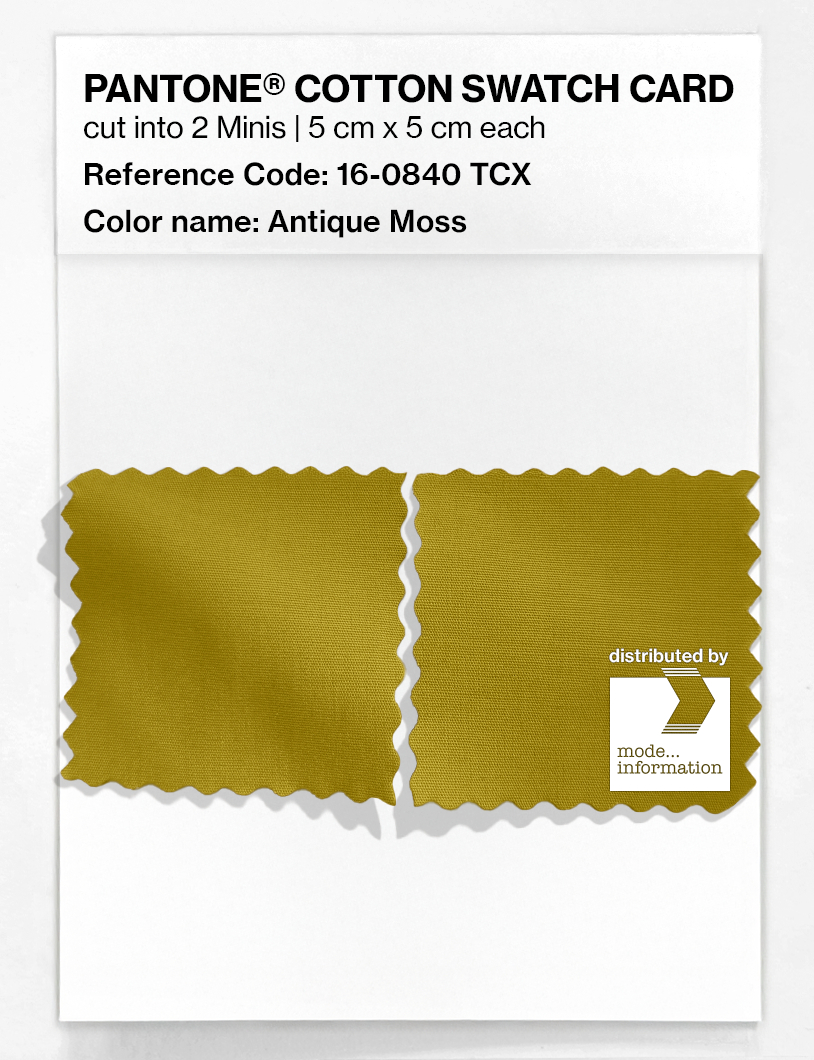 Artikelbild 4 des Artikels “PANTONE® COTTON SWATCH CARD 16-0840 TCX Antique Moss “
