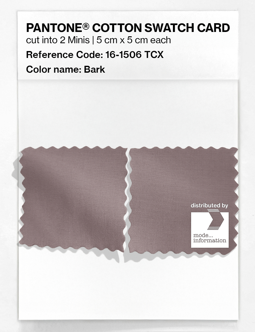 Product image 4 of the product “PANTONE® COTTON SWATCH CARD 16-1506 TCX Bark ”
