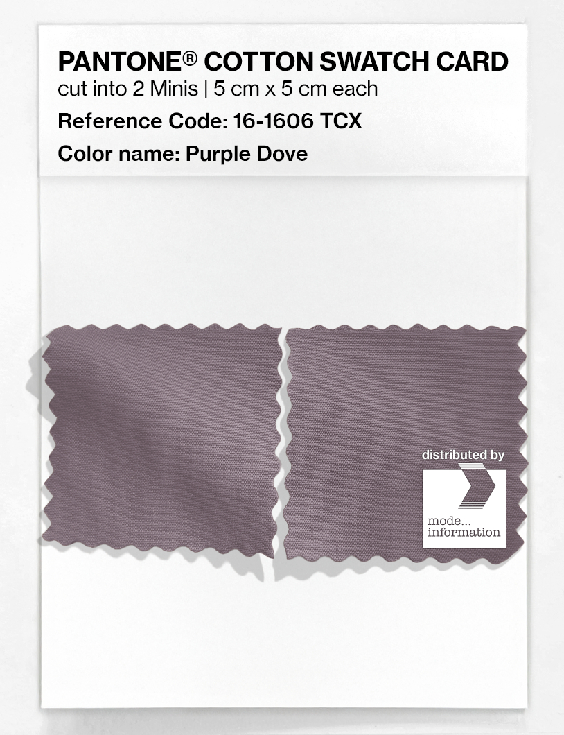 Artikelbild 4 des Artikels “PANTONE® COTTON SWATCH CARD 16-1606 TCX Purple Dove “
