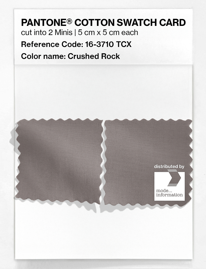 Artikelbild 4 des Artikels “PANTONE® COTTON SWATCH CARD 16-3710 TCX Crushed Rock “