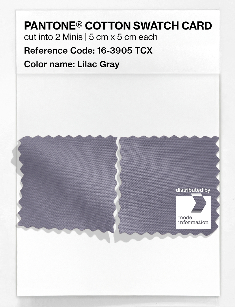 Artikelbild 4 des Artikels “PANTONE® COTTON SWATCH CARD 16-3905 TCX Lilac Gray “
